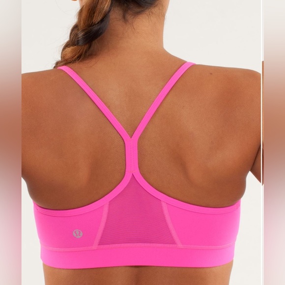 lululemon athletica Other - Lululemon Flow Y Bra IV In Raspberry Glo Light